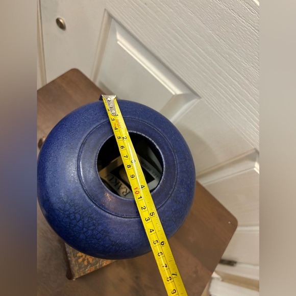 Leslie Les Mitchell’s Signed Raku Studio Pottery 8” - Picture 10 of 14